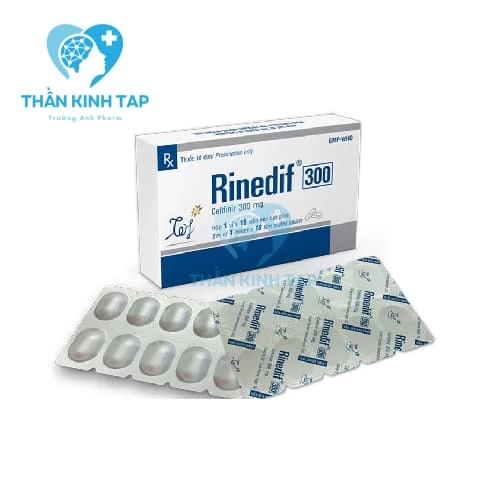 Rinedif 300 - Thuốc điều trị các bệnh nhiễm khuẩn